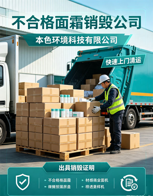 安徽不合格化妆品销毁